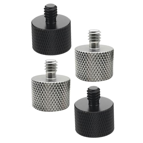 MINAOLULUS 4Stücke Teiliges Mikrofonadapter Schraubengewindeadapter für Stative und Kamerazubehör Präzisionsadapter für Mikrofonständer und Kameramonitore MINAOLULUS 4Stücke Teiliges Mikrofonadapter Schraubengewindeadapter für Stative und Kamerazubehör Präzisionsadapter für Mikrofonständer und Kameramonitore von MINAOLULUS