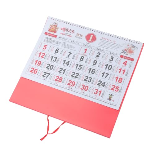 MINAOLULUS Wandkalender 2025 Wandkalender Für Das Schlangenjahr Kalender Abreißen Mondwandkalender Neujahrskalender 2025 Chinesischer Tierkreiskalender Kalender Des Mondjahres Papier von MINAOLULUS