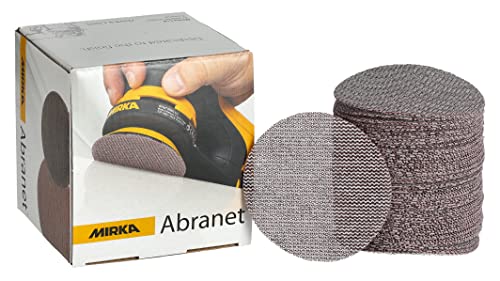 Mirka Abranet Netz-Schleifscheiben Ø 77 mm Klett/Korn P320 / 50 Stk/zum Schleifen von Holz, Spachtel, Lack, Kunststoff / 5420305032 Mirka Abranet Netz-Schleifscheiben Ø 77 mm Klett/Korn P320 / 50 Stk/zum Schleifen von Holz, Spachtel, Lack, Kunststoff / 5420305032 von MIRKA