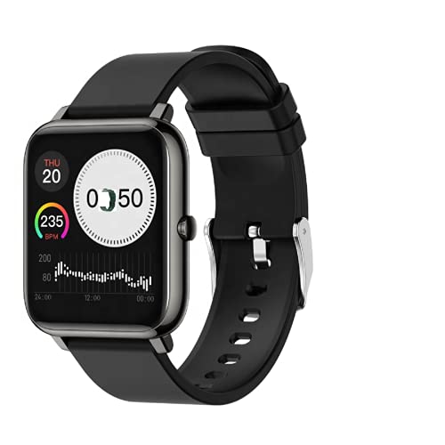 MIRUX Smartwatch 1,4 Zoll Fitness Tracker Uhr IP67 Wasserdicht Schrittzähler Schlafmonitor Damen Herren für iOS Android (Schwarz) von MIRUX