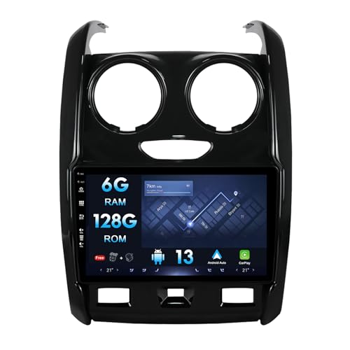 Android Autoradio GPS Navi Für Renault Duster 2015-2020 Unterstützen DSP Carplay WiFi 4K Video 360-Kamera Bluetooth 5.0 WiFi 2 Din 9 Zoll Bildschirm Octa Core 6G+128G von MISONDA