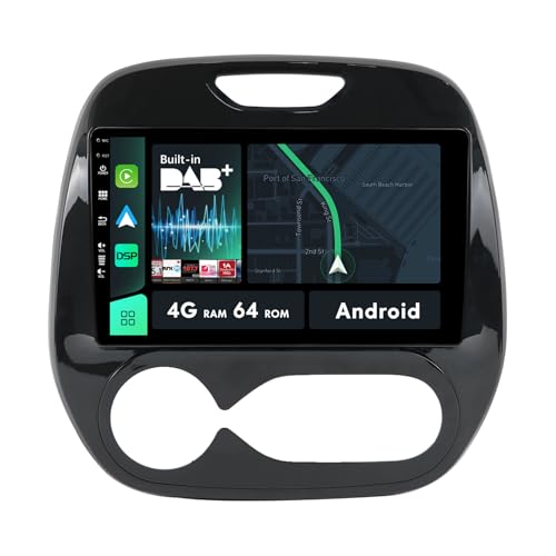 MISONDA DAB+ Android Autoradio 9 Zoll IPS für Renault Kaptur Captur 2016-2019, unterstützt GPS Navi | Bluetooth | SWC | RDS/FM | Carplay|Android Auto| WLAN | 4G | MirrorLink 4G+64G von MISONDA