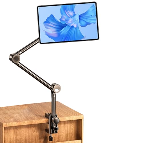 MIUUIPI Tablet Halterung Bett, 360° Drehbar Flexible Tablethalter Handy Halterung, iPad Halterung Bett Verstellbarer Tablethalterung für 4 bis 13 Zoll iPad, Tablets und Telefone Geräte von MIUUIPI