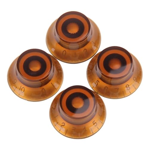 gitarrenzubehör für anfänger 3/4PCS Elektrische Gitarre Tone Volume Control Knöpfe Für LP/SG Elektrische Gitarre Gitarre Zubehör(C4PCS) von MJHYUGR