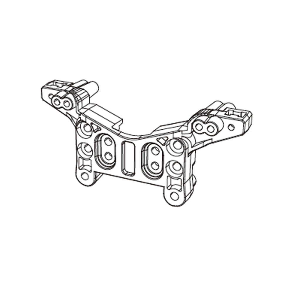 MJX Hyper Go 16207 16208 16209 16210 Vorder- und Hinterstoßdämpferhalter 16170 16180 RC-Auto Teile von MJX