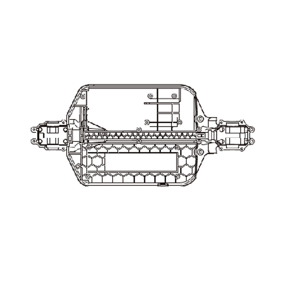 MJX M162 M163 Original RC Auto Chassis Teile 16150M von MJX