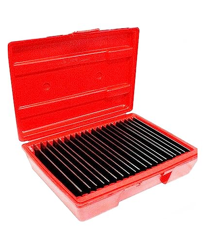 Präzisions-Endmaß Maschinist-Parallelblöcke, 40-teiliges Set, 1/32 Zoll breit x 6 Zoll lang, gerade Kantenblöcke von ½ Zoll bis 1-11/16 Zoll für Werkstattkalibrierung und -prüfung Präzisions-Endmaß Maschinist-Parallelblöcke, 40-teiliges Set, 1/32 Zoll breit x 6 Zoll lang, gerade Kantenblöcke von ½ Zoll bis 1-11/16 Zoll für Werkstattkalibrierung und -prüfung von MKHFP