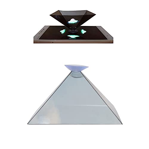 Handy-3D-Hologramm-Projektorständer, 360-Grad-Bilder, Cartoon-Interaktion, Video-Ständer für Smartphone von MLWSKERTY