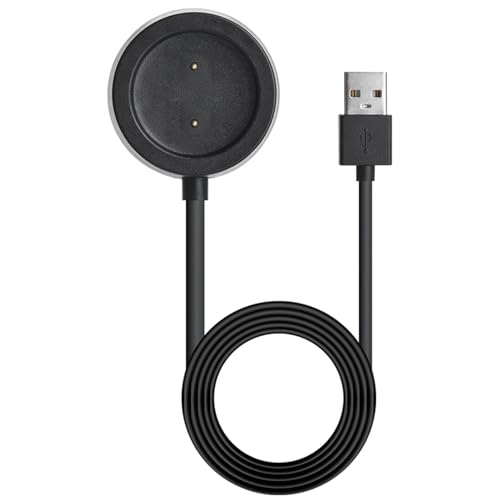 MLWSKERTY 100 Cm/39 Zoll Schwarz Ladekabel Für GTR 42/47mm Smartwatch Ladekabel Cradles Tragbare Ladegerät Ersetzen von MLWSKERTY