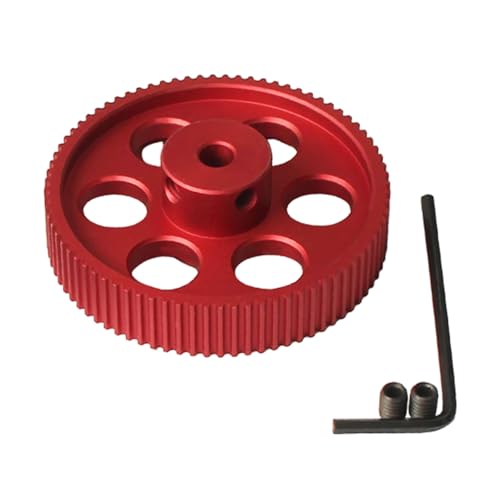 MLWSKERTY 2GT Riemenscheibe mit 80 Zähnen, Synchronisation mit Bohrung, 5 mm, für Synchron-Gürtel, 9/10 mm, Breite für 3D-Drucker MLWSKERTY 2GT Riemenscheibe mit 80 Zähnen, Synchronisation mit Bohrung, 5 mm, für Synchron-Gürtel, 9/10 mm, Breite für 3D-Drucker von MLWSKERTY