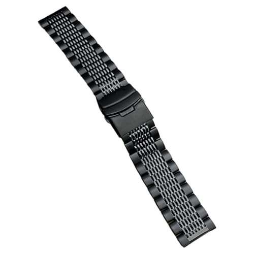 MLWSKERTY Armband Ersatzband Smartwatch Zubehör Edelstahl Uhrenarmband Für 20mm/22mm/24mm Armband von MLWSKERTY