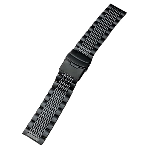 MLWSKERTY Armband Ersatzband Smartwatch Zubehör Edelstahl Uhrenarmband Für 20mm/22mm/24mm Armband von MLWSKERTY