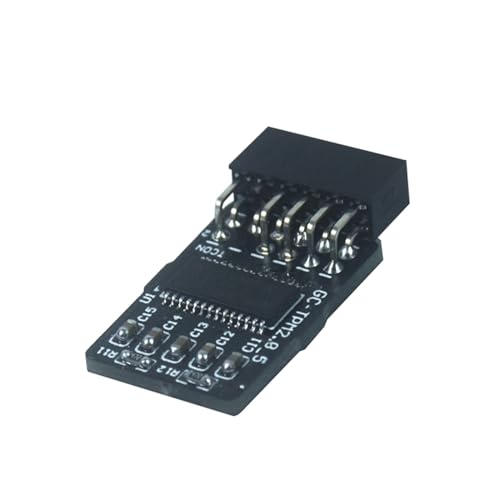 MLWSKERTY TPM Platine 12-poliges TPM 2.0-Modul Mit Starker Verschlüsselung TPM Modulplatine Für Motherboards von MLWSKERTY