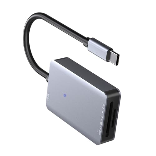 MLWSKERTY Vielseitigkeit USB C SD4.0 Kartenleser Für Geräte Computer Hochgeschwindigkeits Datenübertragung Speicherkartenadapter 11 50 cm von MLWSKERTY