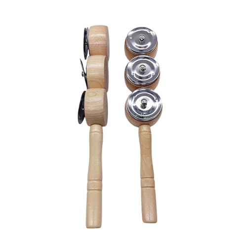 Tambourin Stick Spielzeuganfänger Percussion Instrumente Musik Weihnachtsfest Instrumental Spielzeug Percussion Musical Glocken Tambourin Stick Spielzeuganfänger Percussion Instrumente Musik Weihnachtsfest Instrumental Spielzeug Percussion Musical Glocken von MLWSKERTY