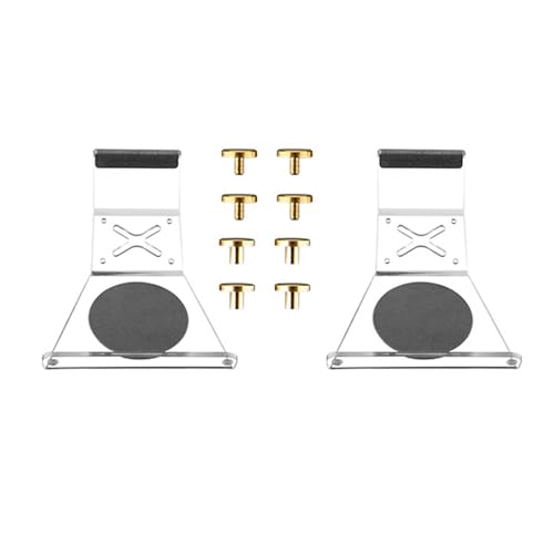 Transparente Acryl Kopfhörer Headsets Display Stand Rack Aufhänger Kopfhörer Schreibtisch Halterung von MLWSKERTY