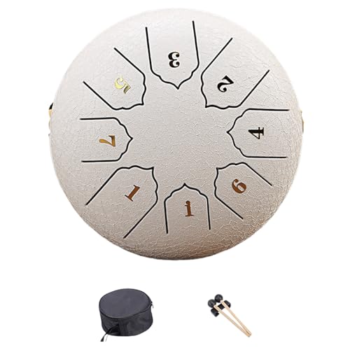 Zunge aus Stahl, 15,2 cm, 8 Noten, Schlagzeug, Handtrommel, mit Schlägeln, Taschen für Erwachsene Zunge aus Stahl, 15,2 cm, 8 Noten, Schlagzeug, Handtrommel, mit Schlägeln, Taschen für Erwachsene von MLWSKERTY