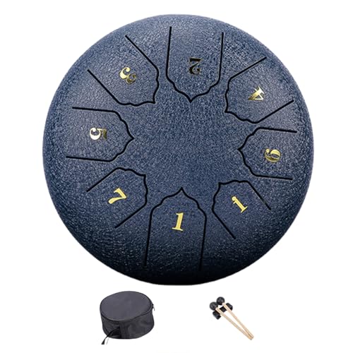 Zunge aus Stahl, 15,2 cm, 8 Noten, Schlagzeug, Handtrommel, mit Schlägeln, Taschen für Erwachsene Zunge aus Stahl, 15,2 cm, 8 Noten, Schlagzeug, Handtrommel, mit Schlägeln, Taschen für Erwachsene von MLWSKERTY