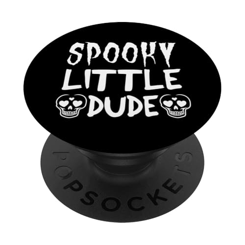 Spooky Little Dude - Lustige Halloween Totenköpfe Tag der Toten PopSockets mit austauschbarem PopGrip von MM Squad Halloween