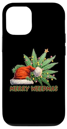 Hülle für iPhone 12/12 Pro Merry Weedmas - Hochgeister für die Feiertage von MM Squad Winter Time