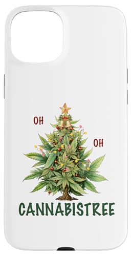 Hülle für iPhone 15 Plus Oh Cannabistree - Eine festliche und grüne Feier von MM Squad Winter Time