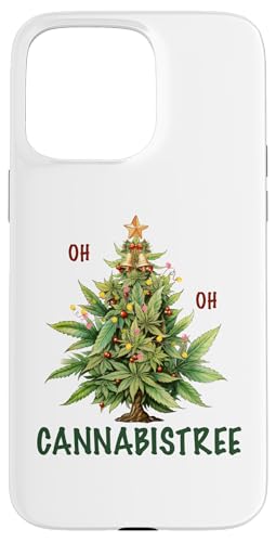 Hülle für iPhone 15 Pro Max Oh Cannabistree - Eine festliche und grüne Feier von MM Squad Winter Time