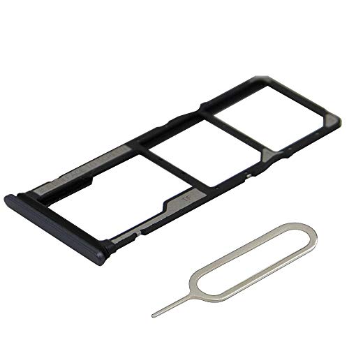 MMOBIEL SIM Kartenhalter Kompatibel mit Xiaomi Redmi 9 2020 - SIM Card Tray Schlitten - Inkl. Gummidichtung und SIM Pin - Grau von MMOBIEL