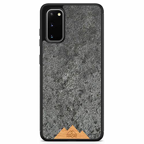 MMORE - Handyhülle Ausechter Bergstein Material, kompatibel mit Samsung Galaxy S20 - Voller Schutz, Langlebig, Sturzgeprüft, Schlank Design von MMORE