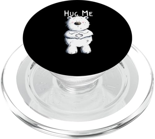 Bär Mit Herz I Knuddel Teddy Bärchen I Hug Me Bär Eisbär PopSockets PopGrip für MagSafe von MODARTIS