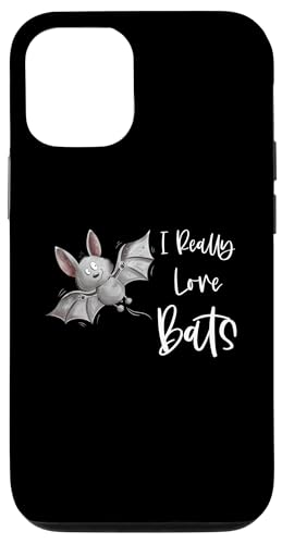 Hülle für iPhone 13 Pro I Really Love Bats I Flatternde Fledermaus I Fun Tiermotiv von MODARTIS