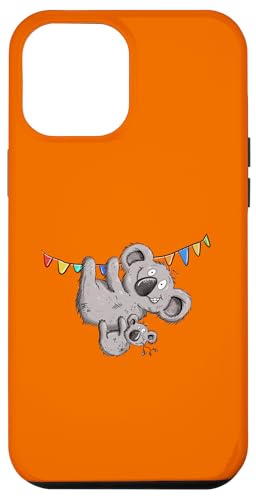 Hülle für iPhone 14 Pro Max Happy Koala Bär Mit Baby I Koala Baby I Wildtier Fun von MODARTIS