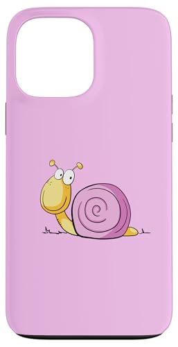 Lustige Pinke Schnecke Kosename Cartoon Tiermotiv Hülle für iPhone 13 Pro Max von MODARTIS