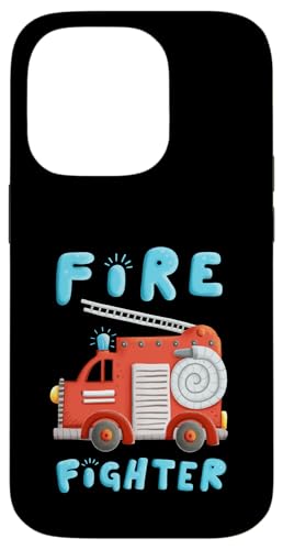 Lustiges Feuerwehrauto Cartoon Feuerwehr Design Jungen Hülle für iPhone 14 Pro von MODARTIS