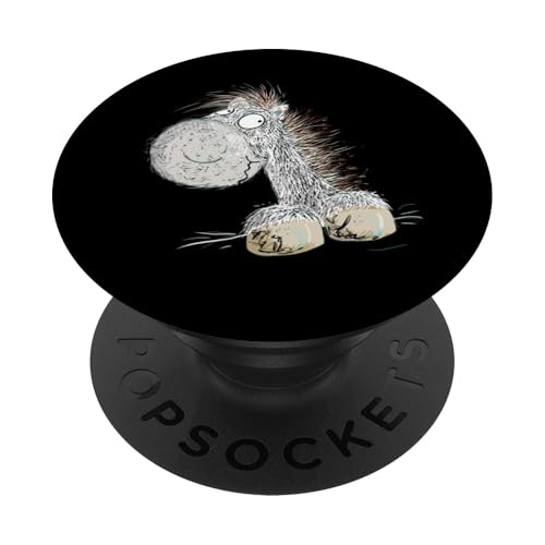 Lustiges Pferd I Pony I Pferde Fan I Pferdemotiv Fun PopSockets Klebender PopGrip von MODARTIS