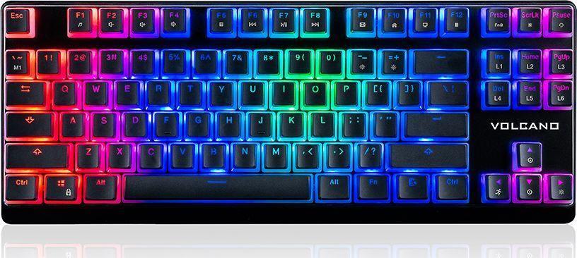 MODECOM VOLCANO LANPARTY RGB PUDDING EDITION Balta �aidimu klaviatura (BLUE SWITCH) US (K-MC-LANPARTY-U-RGB-BLUE-200-PU) von MODECOM