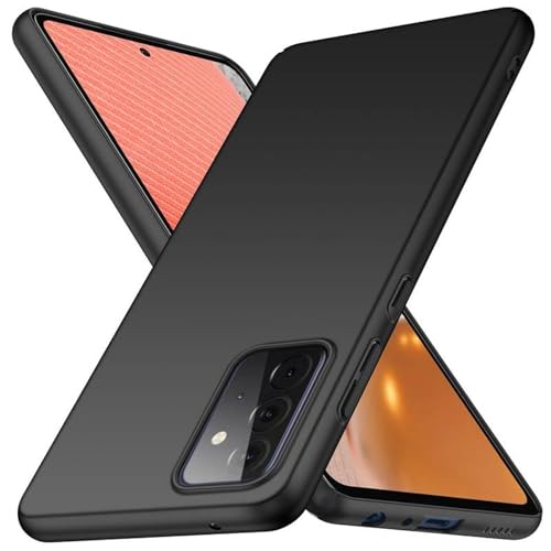 MOELECTRONIX Hülle passend für Samsung Galaxy A35 5G | Silikon Gummi Schutz Tasche | Schutzhülle Bumper Case TPU Schwarz von MOELECTRONIX