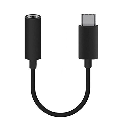 MOELECTRONIX USB 3.1 Typ-C Headset Klinke passend für OnePlus 11R | USB-C auf 3.5mm Kopfhörer DIGITAL Anschluss| Buchse Aux-IN Audio Adapter Kabel SCHWARZ von MOELECTRONIX