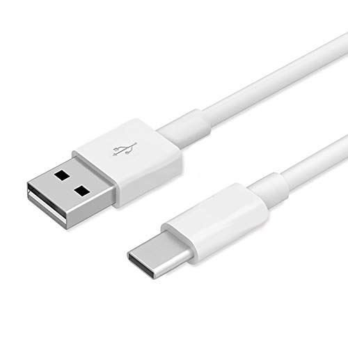 MOELECTRONIX USB 3.1 Typ C Kabel passend für Oukitel WP32 WP30 WP28 WP27 WP26 WP23 Pro | mit langem Anschluss PC Computer Type C Datenkabel Ladekabel |USB-C Weiß von MOELECTRONIX