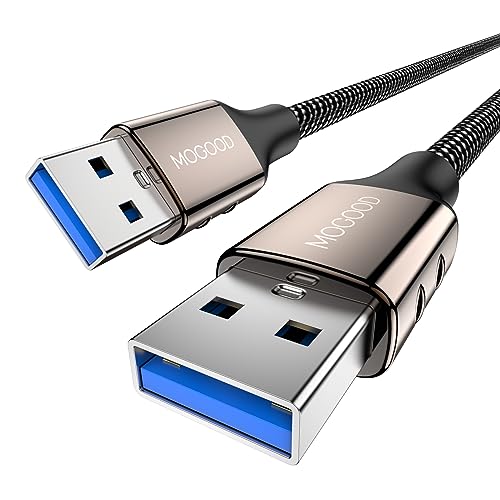 MOGOOD USB 3.0 Kabel (1M), Super Speed Kabel A Stecker auf A Stecker, Übertragungsraten bis zu 5Gbit/s kompatibel mit HDD, DVD, Drucker,Kameras, Festplattengehäusen. von MOGOOD