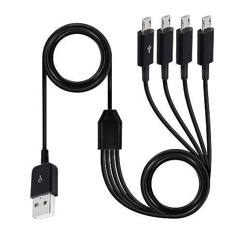 MOLKASIA 4 in 1 USB Ladekabel Multi Kabel für mehrere Geräte 4 Tablets oder Telefone gleichzeitig von MOLKASIA