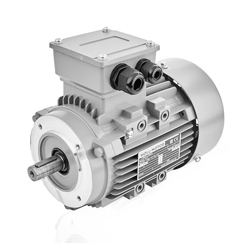 Elektromotor 0,75kW 2840rpm 3-phas. 230/400V Drehstrommotor MOLL-MOTOR Energiesparmotor Flanschmontage B14 Wellendurchmesser 19mm, Asynchronmotor, IP55 High Efficiency Industrie elektromotoren Elektromotor 0,75kW 2840rpm 3-phas. 230/400V Drehstrommotor MOLL-MOTOR Energiesparmotor Flanschmontage B14 Wellendurchmesser 19mm, Asynchronmotor, IP55 High Efficiency Industrie elektromotoren von MOLL-MOTOR