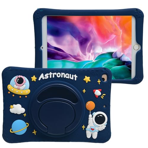 MONEHOYSY Schutzhülle mit Cartoon-Motiv für Galaxy Tab A9 22,1 cm (8,7 Zoll) SM-X110/X115, niedlicher weicher Silikonständer [sturzsicher, stoßfest, rutschfest] Schutzhülle für Kinder, Teenager, von MONEHOYSY