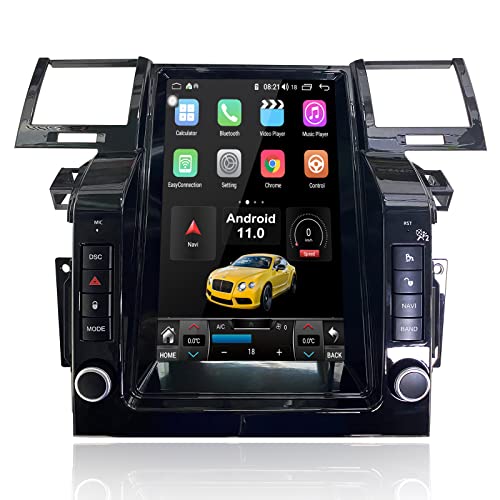 MOOKAKA Android 11.0 Autoradio 1 DIN GPS-Navigation für Land Range Rover Sport 2005-2009, Stereo, Multimedia-Player, Bluetooth, IPS-Display mit Carplay, WLAN, DSP, HDMI, RDS (3 + 32 GB) von MOOKAKA