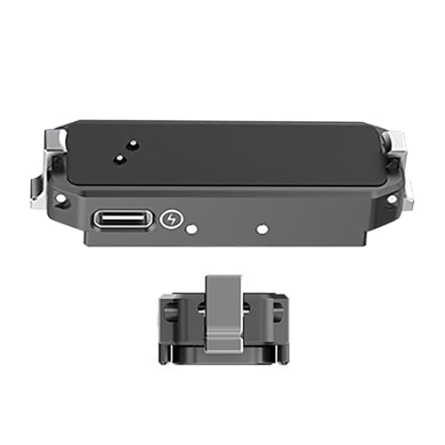 Magnetischer Kamera-Adapter für Insta360 GO 3 / GO 3S, Aluminiumlegierung, Stativ-Umwandlungsadapter, Kamera-Zubehör, Schwarz von MOOKEENONE