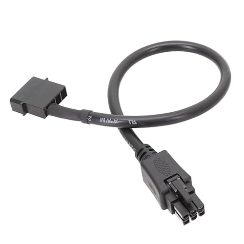 MOONDAME 30cm Stromkabel Big 4Pin D Typ Famale Zu 6Pins Konverter Stecker Grafikkarte Netzteil Kabel Für Computer von MOONDAME