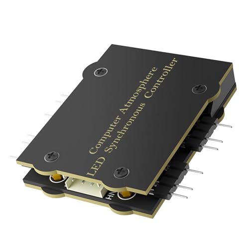 MOONDAME 4Port 5V 3PIN ARGB Lüfter LED Controller Synchronisation Controller Für Computer Atmosphären Licht von MOONDAME