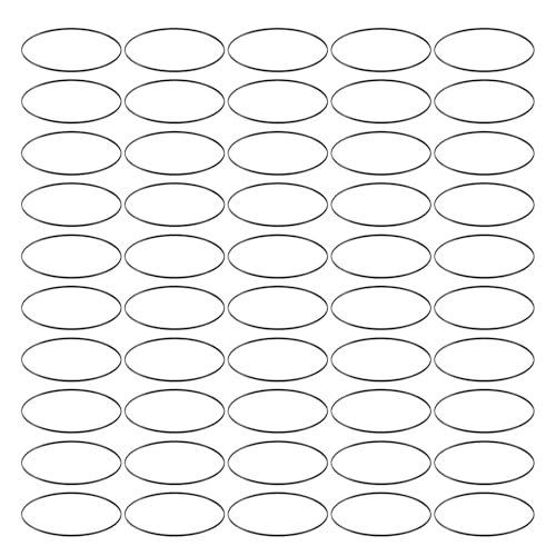 Set Mit 50 Flachriemen Recorder Gummiriemen 5 Mm Breite Für Die Reparatur Und Wartung Von Kassettenspielern 110–145 Mm Faltung von MOONDAME