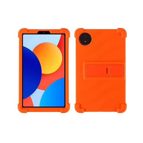 MOOPW Hüllen für Redmi Pad SE 8.7 - Silikon Stoßfest Ständer Gummi Weiche Shell Kinderfreundlich Schützend Hülle für Redmi Pad SE 8.7 Modell 24076RP19G / 24076RP19I Tablet 8.7 Zoll von MOOPW