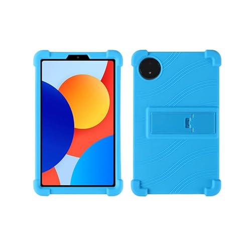 MOOPW Hüllen für Redmi Pad SE 8.7 - Silikon Stoßfest Ständer Gummi Weiche Shell Kinderfreundlich Schützend Hülle für Redmi Pad SE 8.7 Modell 24076RP19G / 24076RP19I Tablet 8.7 Zoll von MOOPW