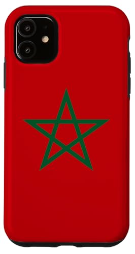 Marokko Flagge Pentagramm Stern Marrakesch Tangier Casablanca Hülle für iPhone 11 von MOROCCO MOROCCAN FLAG